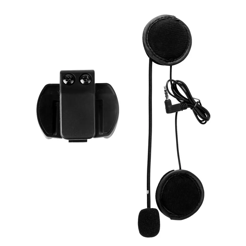 Microphone Speaker Headset V4/V6 Interphone Universal Headset Helmet Intercom Clip For Motorcycle Device