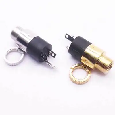 10PCS/sets PJ392 3.5mm Stereo Female Sockect Jack with Screw 3.5 Audio Headphone Connector PJ-392
