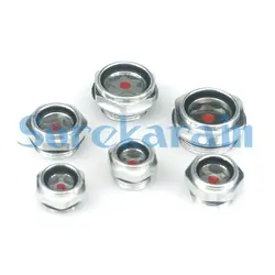 Bpsp – tête hexagonale pour boîte de vitesses de compresseur d'air, en aluminium mâle, vue de niveau d'huile, fenêtre en verre, 1/4, 3/8, 1/2, 3/4, 1, 1.2, 1.5, 2 pouces