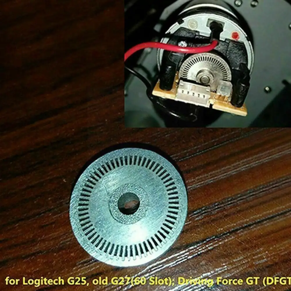 60 Slot Steering Wheel Optical Encoder untuk Logitech G25 Old G27(60 Slot) Steel Driving Force GT (DFGT) Racing Car Game
