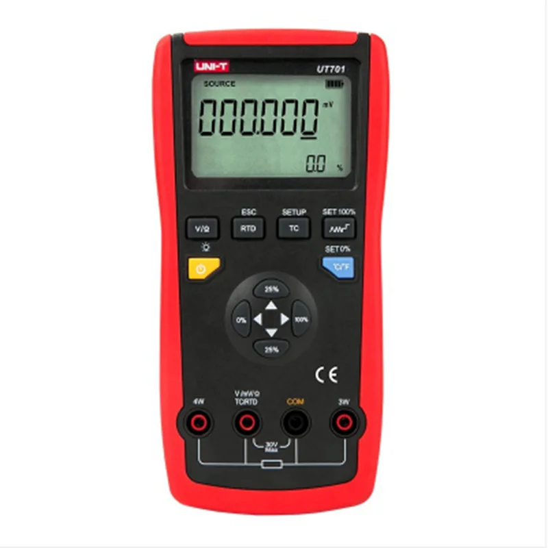 

UNI-T UT701 Single Function Temperature Calibrator 6-digit display Manual stepping and Automatic Stepping and Ramping ,New.