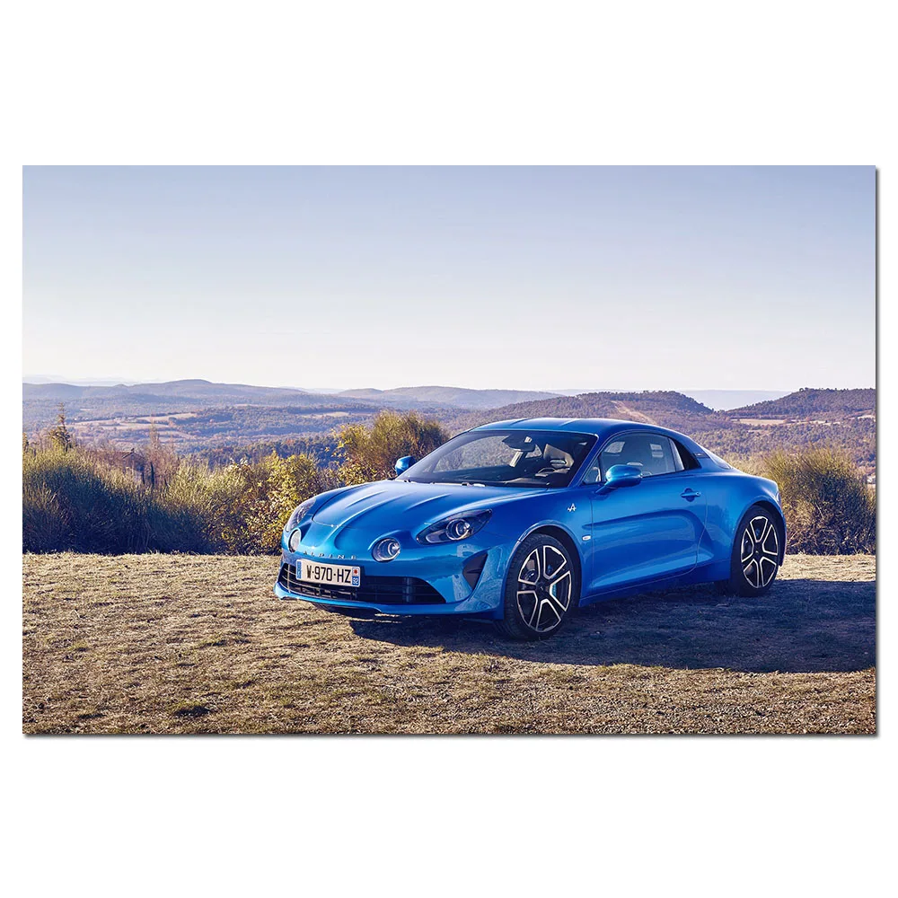 Alpine A110 Supercar Posters and Prints Canvas Painting Modern Wall Picture For Living Room Decor