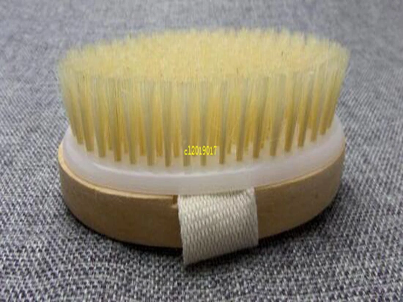 Elliptical handle bath brushes for children Bristle bath brush through Meridian rub back bath brush