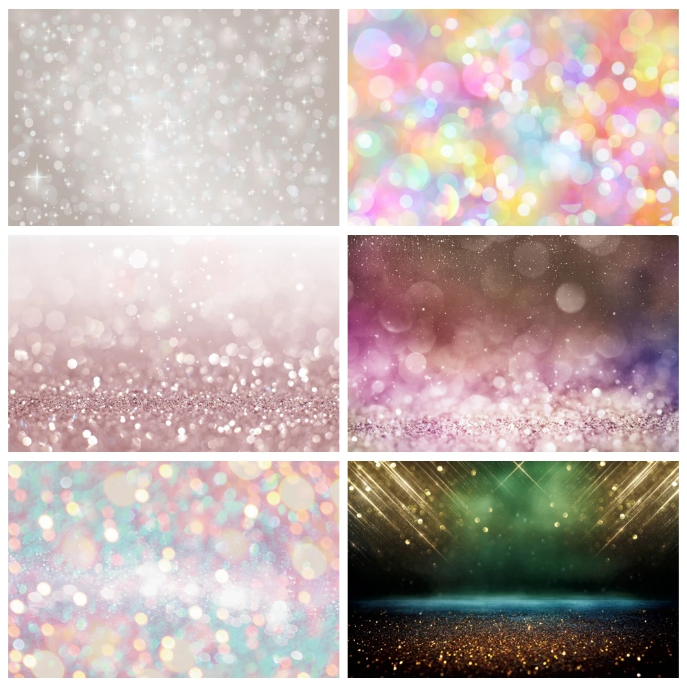 

Laeacco Light Bokeh Shiny Spots Glitters Baby Portrait Photography Backdrops Backgrounds Birthday Wedding Photozone Photo Studio