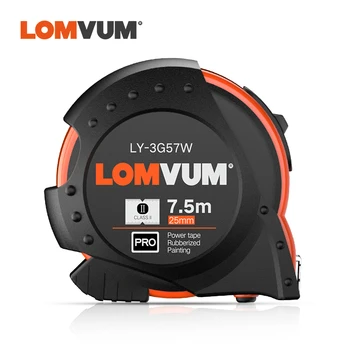 LOMVUM 5M Metric System Auto Lock Measuring Tape 7.5M Tape Measure Retractable 3M Tape Measure Centimeter Measuring Tools