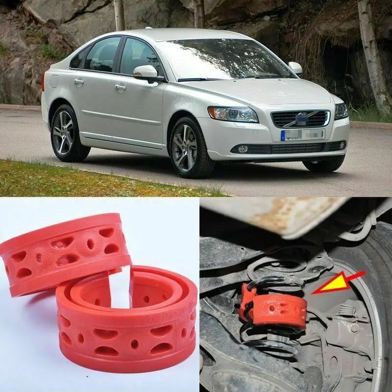 

2pcs Rear Air Suspension Shock Bumper Spring Coil Cushion Buffer For Volvo S40