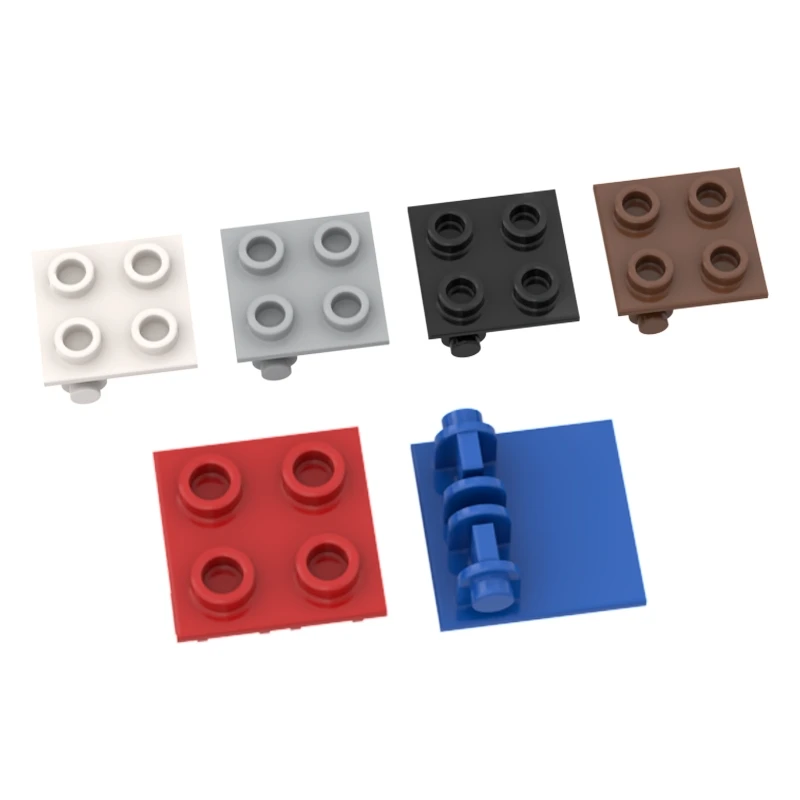 6134 Hinge Brick 2 x 2 Top Plate Bricks Collections Bulk Modular GBC Toys For Technical MOC Buildings Block Compatible