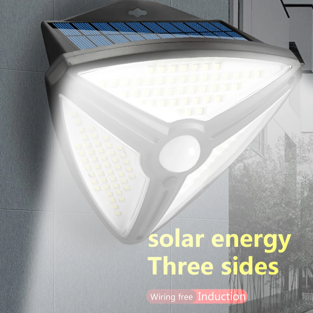 

138 LED Solar Light Solar Energy Motion Sensor Garden Wall Light Outdoor Terrace Waterproof Courtyard Street Lamp Garden Decor