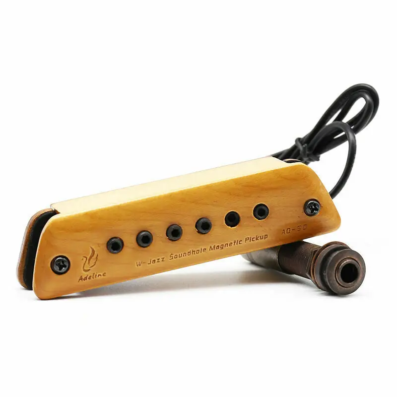 Adeline Ad-50 Free Passive Pickup Sound Hole Guitar Parts Accessories Tuner Humbucker Pickup Magenatic Pick Up for Folk Guitar