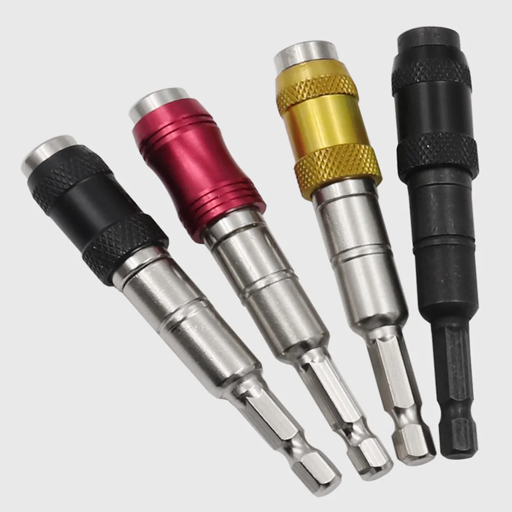 Screwdriver Extension Rod Hexagon Handle Magnetic Connecting Rod Extension Rod Electric Drill Screwdriver Adapter Rod Bit Sleeve