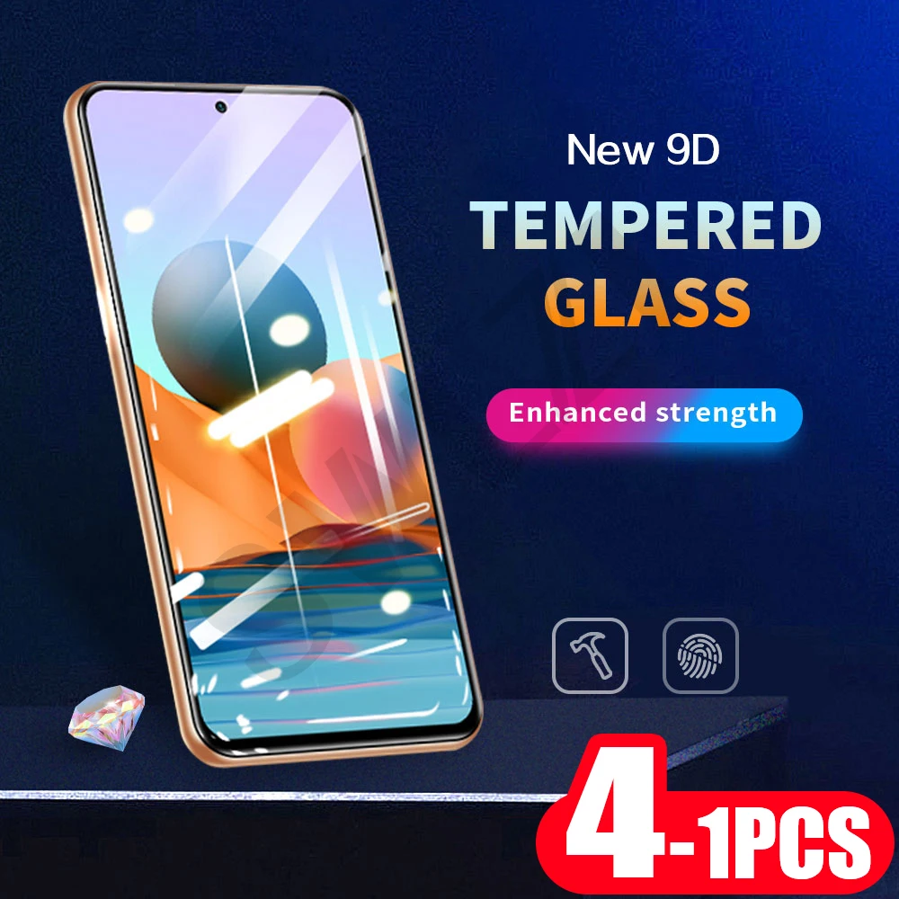 4-1Pcs 9H on the tempered glass for Redmi 6 6A pro protective film 7 7A 8A phone screen protector smartphone