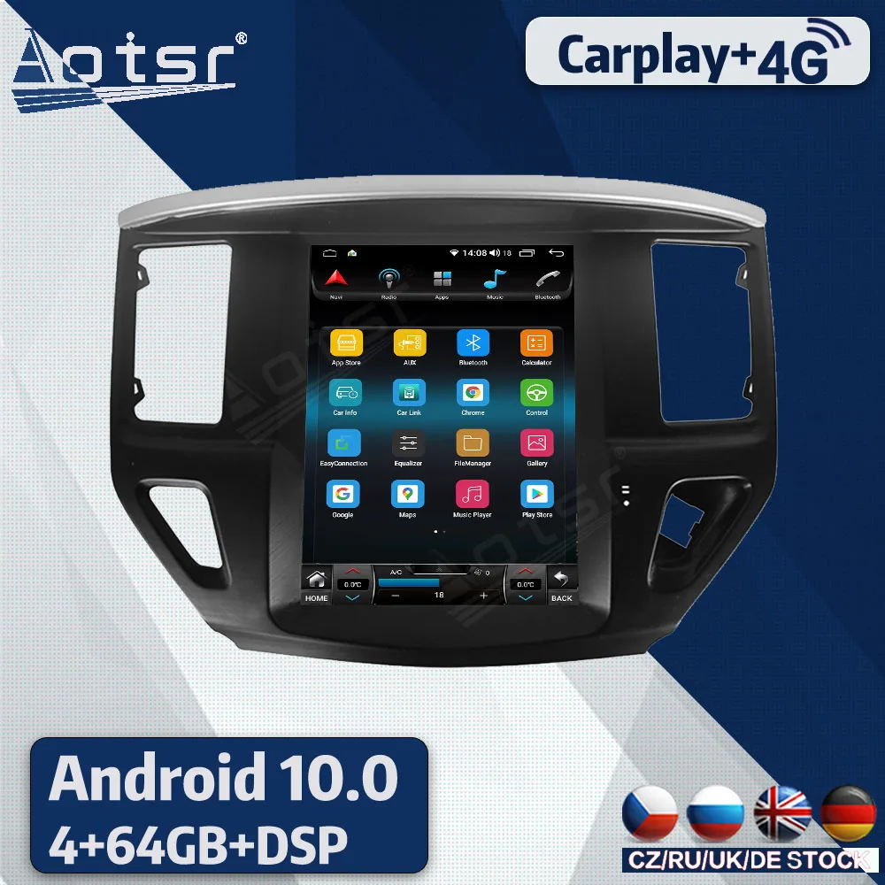 

Android 10,0 For Nissan Pathfinder 2012 - 2017 Car DVD GPS Navigation Auto Radio Stereo Video Multimedia Player Carplay HeadUnit