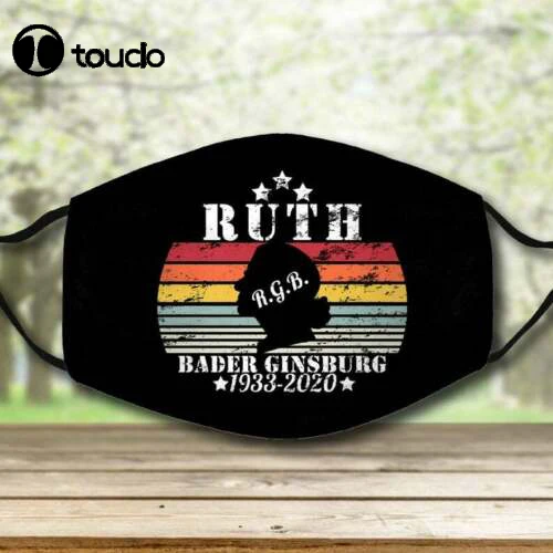 Ruth Bader Ginsburg Notorious RBG RIP 1993 2020 vintage face mask Filter Pocket Cloth Reusable Washable