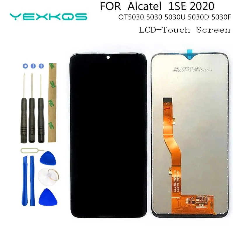 6.22 "dla Alcatel 1 SE 1SE 2020 LCD Alcatel OT5030 5030 5030U 5030D 5030F wyświetlacz LCD ekran dotykowy szkło Digitizer zgromadzenie + narzędzie