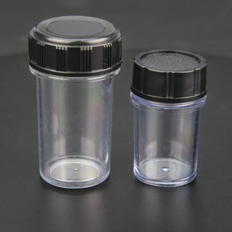 Biological Microscope Objective Lens Plastic Box 45mm 60mm 185 195 Objective Anti-Dust cover Case RMS Thread 20.3