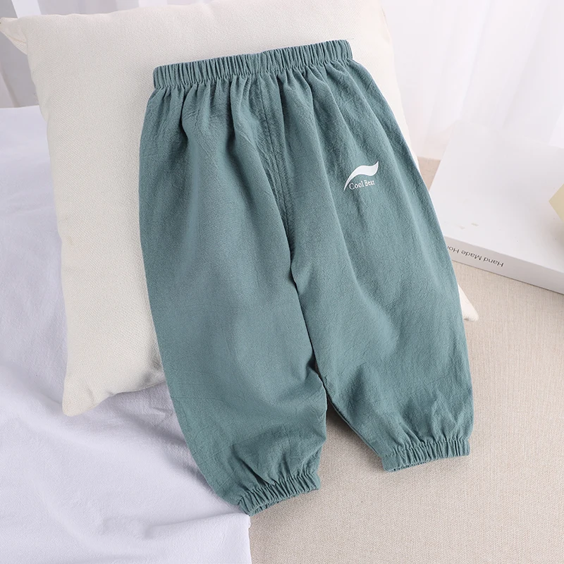 2024 Summer Newborn Baby Pants Long Trousers Infant Girls Boys Leggings Thin Clothes Baby Clothing Kids PP Pants