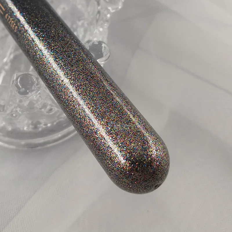 Mais novo m472ses diamante preto angular plana base líquida pincel cosmético bb creme pincéis de maquiagem básica glitter