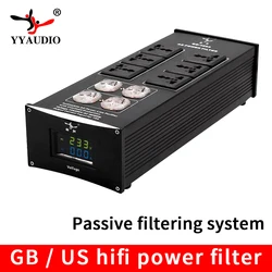 HIFI Power Filter YY-460 Power Supply Socket Lightning Protection Audio power purifier, AC Power Conditioner, Power Filter