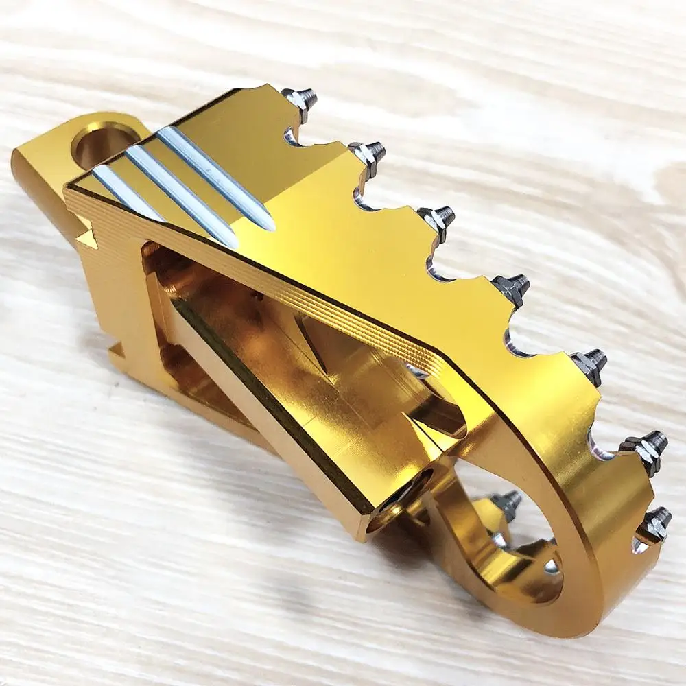 Gold Rotating Footpegs Custom Chopper Foot Pegs For Harley Dyna Sportster Touring 883