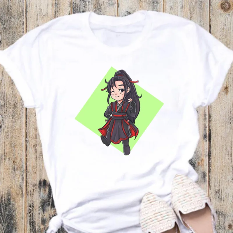 T-shirt surdimensionné de Cosplay de l'anime Mo cad Zu Shi pour femme, esthétique y2k, Wei Wuxian Lan Wangji