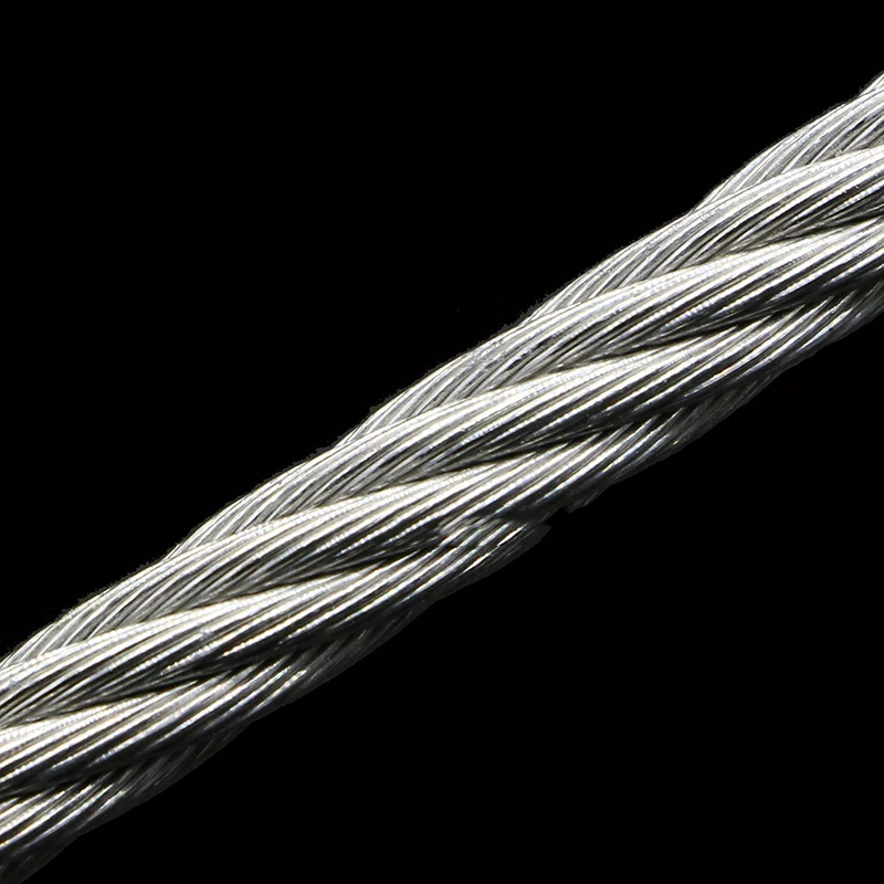 10/20M steel wire rope soft cable stainless  fishing line clothesline diameter thick 0.3/0.4/0.5/ 0.8/ 1/1.5/ 2/ 2.5mm