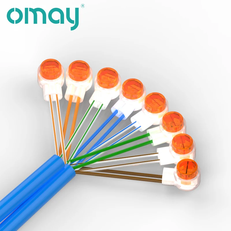 OMAY K1 K2 K3 Connector Crimp Connection RJ45 RJ11 Waterproof Wiring Ethernet Telephone Cable Cord Network Terminals 500/1000pcs