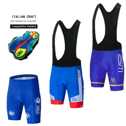 Coolmax-Short de cyclisme rembourré en gel 19D, pantalon court, élastique, antichoc, sourire, VTT, vélo de route, équipe, été, 2024