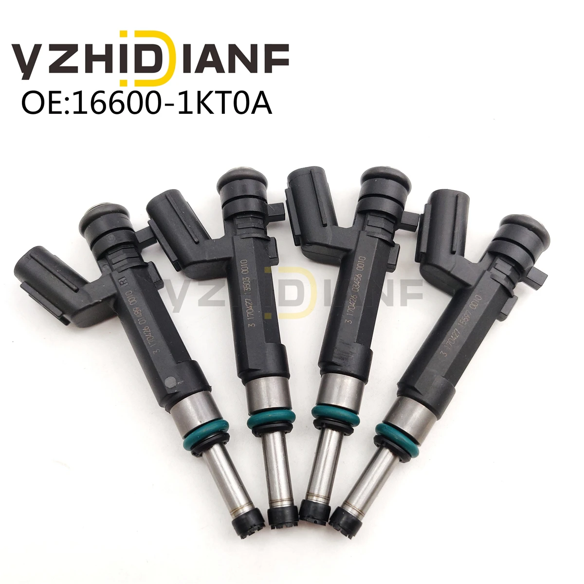 4pcs 16600 1KT0A 166001KT0A New Brand 16600-1KT0A For Fuel Injector Nozzle Nissan Versa 2012-2015 1.6L HR16DE