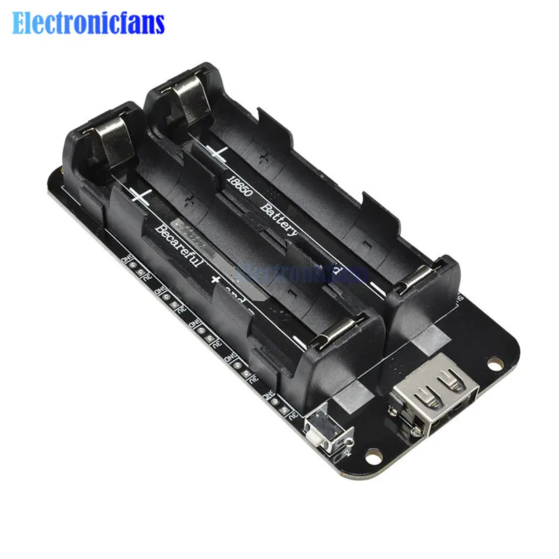 Dual 18650 Lithium-Batterie-Shield V8 Micro-USB-Powerbank-Modul 3V1A 5V 3A für Raspberry Pi Wifi ESP8266 ESP32 Ladevorrichtung – Detail 5