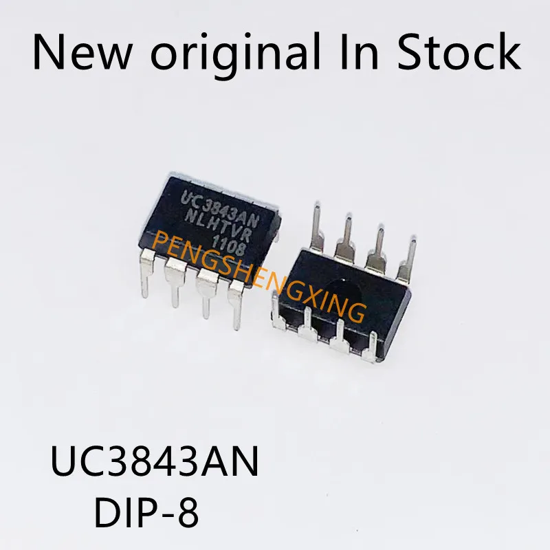 5-10PCS/LOT   UC3843 UC3843AN 3843AN   DIP-8    New original  Power management chip