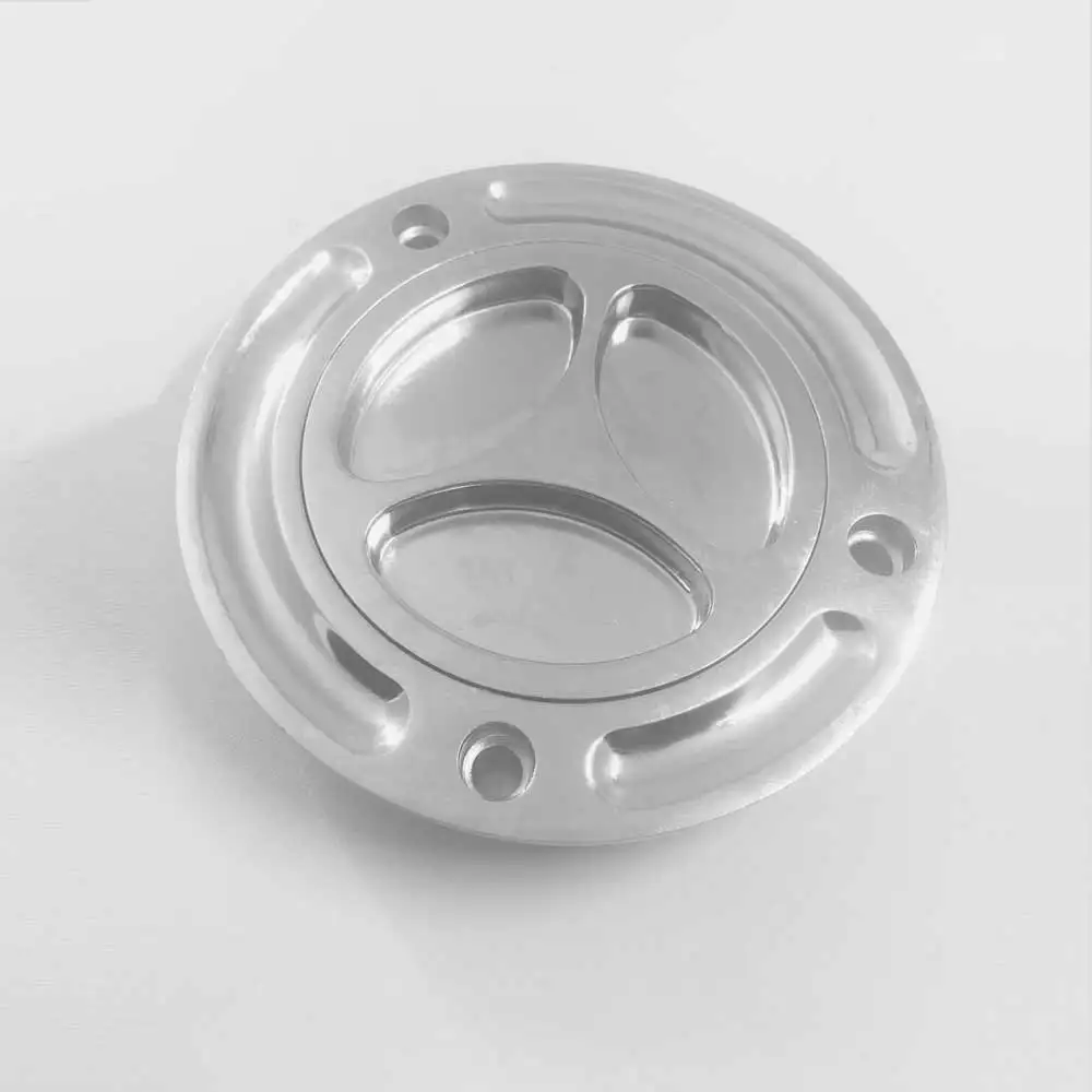 Black Chrome Keyless Fuel Gas Tank Cap For ​Suzuki GSXR600 GSXR750 2004-2009 GSX-R1000 2003-2010