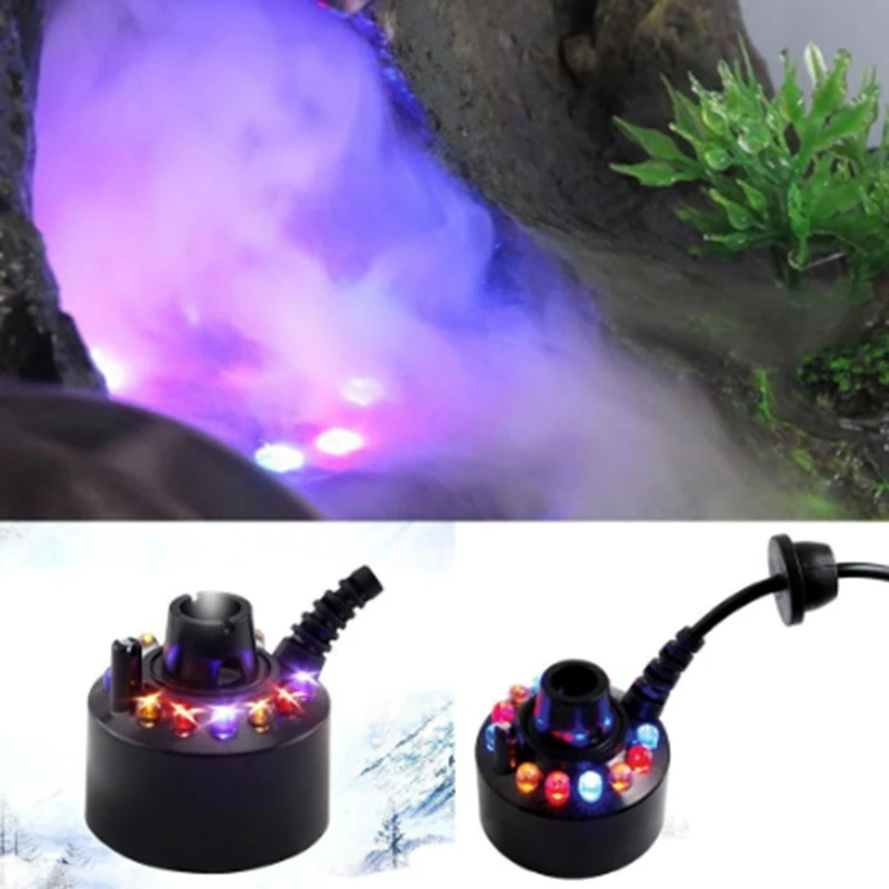 12 Led Industrial Incubator Humidifier Pond Atomizer Air Udifiermih DC 24V Mist Maker Fogger Water Fountain