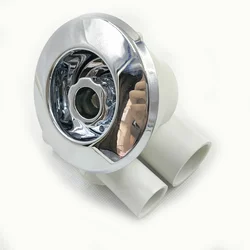 Massage tub nozzle,V-Base shaped nozzle,massage jet for 88mm,Chrome-plated surface,Suitable fo rMultifunctional massage bathtub