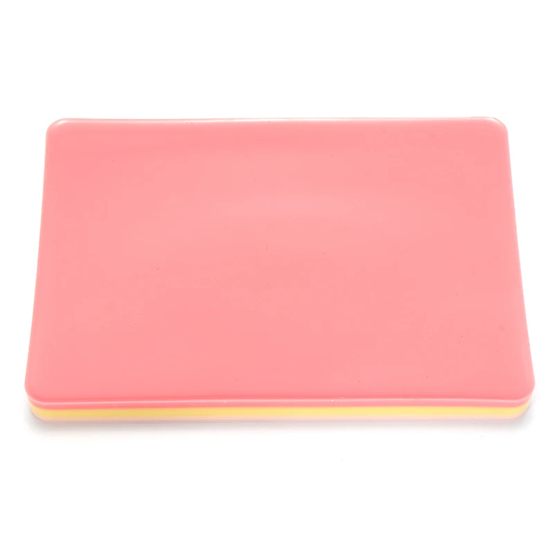 1pcs Practice Suture Pad Silicone Skins Pad Suture Incision Training Kit Traumatic Pistol Simulation Training Tools Accessories