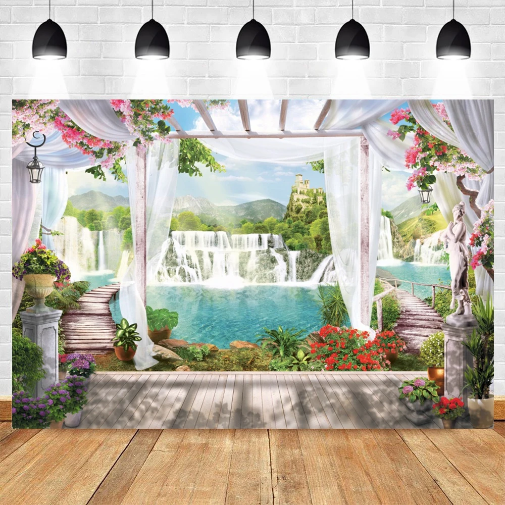 Yeele حفل زفاف الزهور الستار فتاة الديكور خلفيات للتصوير الفوتوغرافي مخصصة خلفيات التصوير الفوتوغرافي لاستوديو الصور