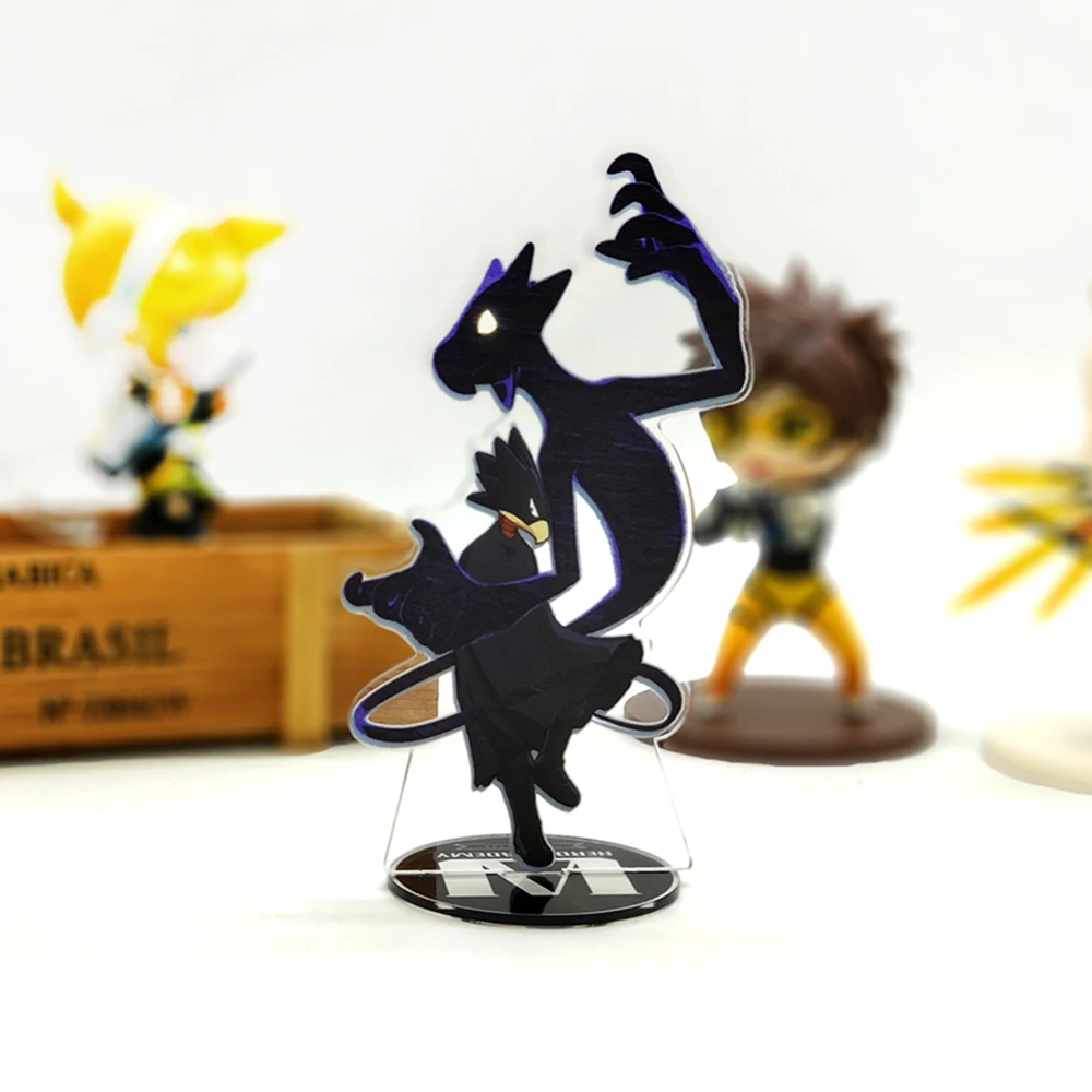 My Hero Academia Fumikage Tokoyami acrylic stand figure model plate holder cake topper anime