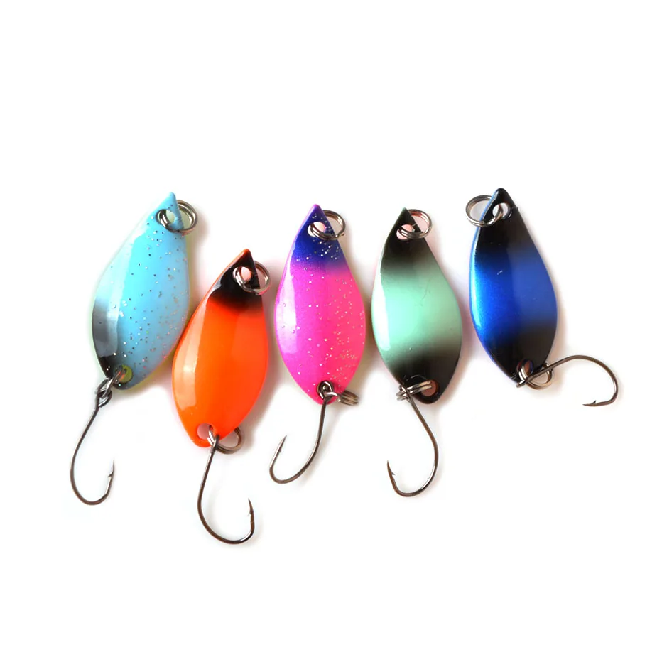TOMA Trout Spoon Lure Set Metal Bait 2.5g 3g 4.5g 5g mixed Colors Pesca Freshwater Fishing Tackle Isca Artificial Lake Fishing