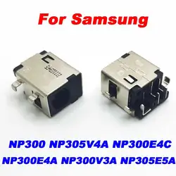 2-10Pcs Laptop DC Power Jack Socket Connector For Samsung NP300 NP305V4A NP300E4C NP300E4A NP300V3A NP305E5A N-095 1x