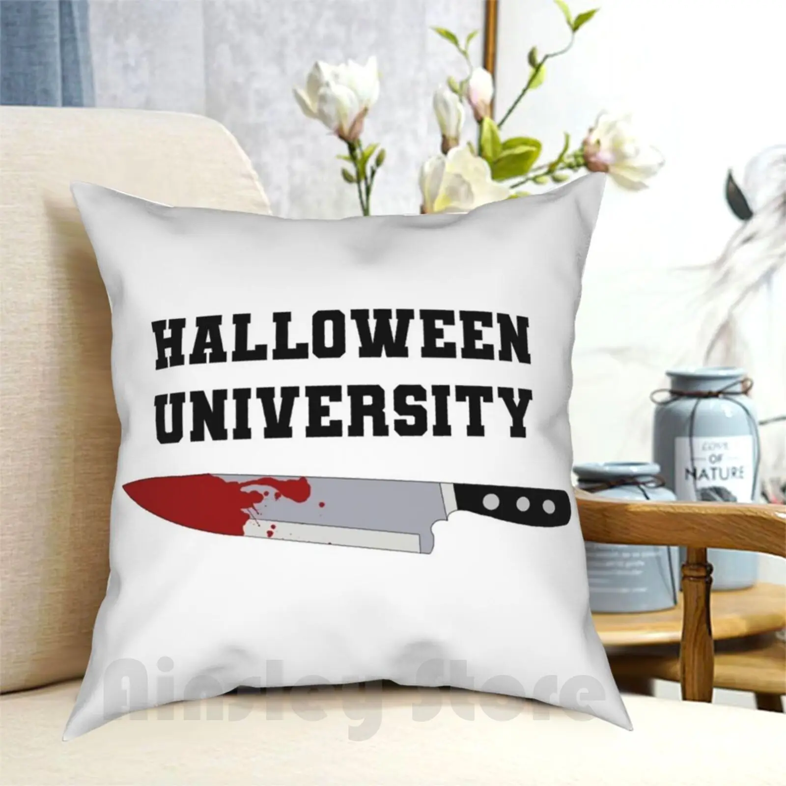 Halloween University Pillow Case Printed Home Soft DIY Pillow cover Halloween Horror Halloween Movies Michael Meyers Jamie