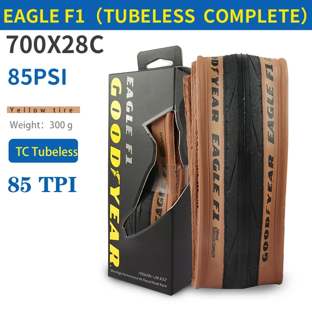 Goodyear Eagle F1 Road Bicycle Tire Open Tire / Tubeless Complete