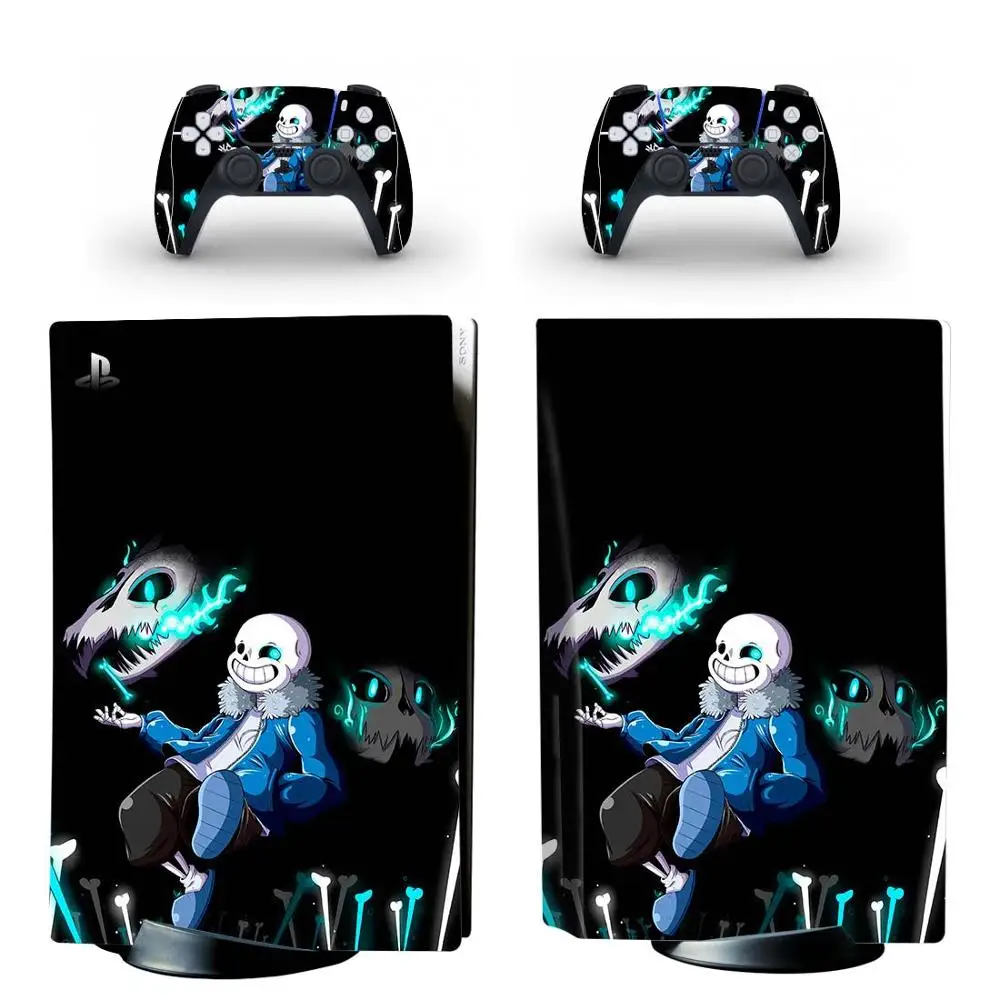 Undertale PS5 Standard Disc Edition Skin Sticker Decal Cover for PlayStation 5 Console & Controller PS5 Skin Sticker Vinyl