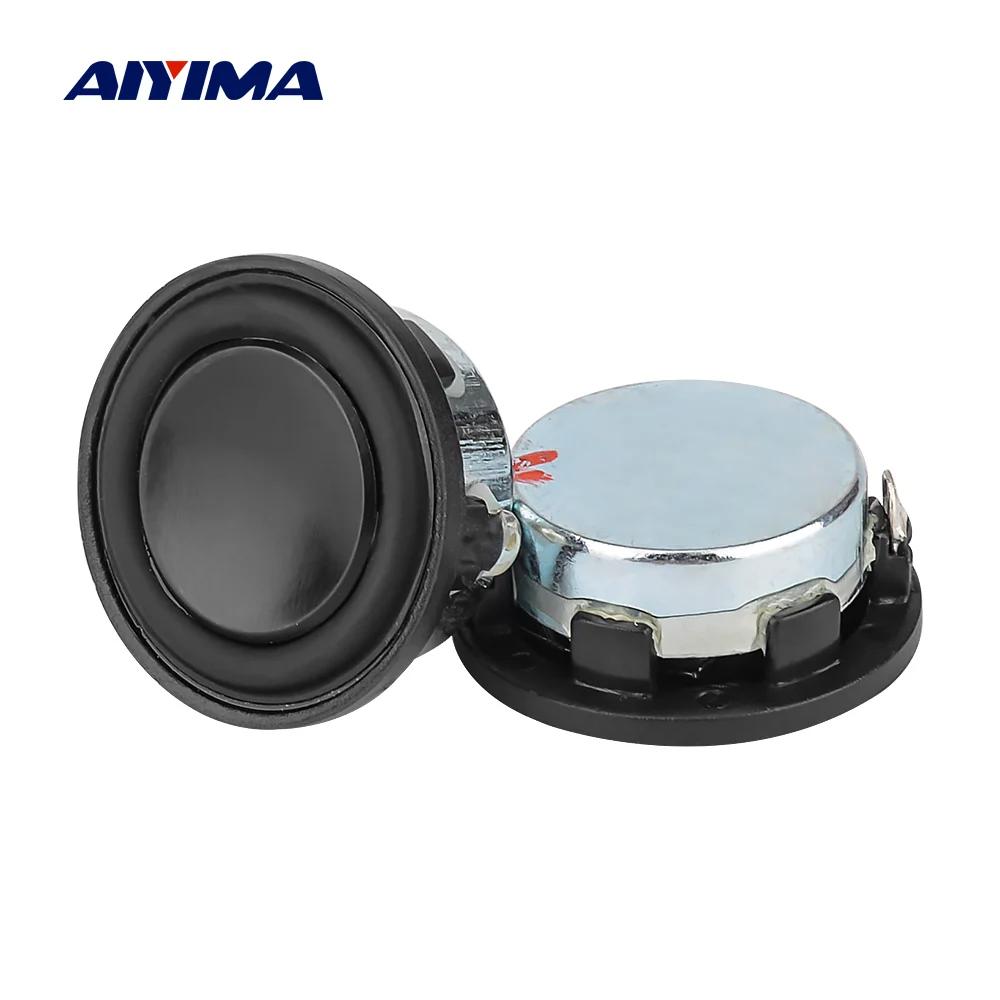 AIYIMA 2szt 1-calowy mini głośnik pełnozakresowy 28mm 4 8 Ohm 3W NdFeB Magnet Sound Głośnik DIY Kino domowe Głośnik Bluetooth