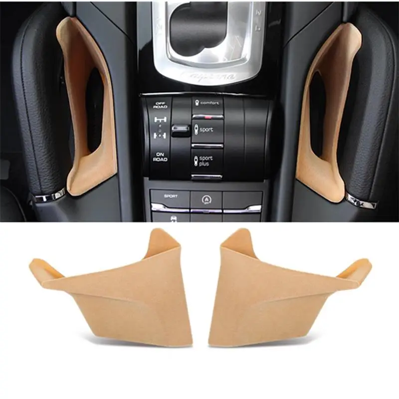 1Pair Car Armrest Holder Organizer Container Pocket Interior Center Console Gap Storage Box Holder For Porsche Cayenne 2011-2018