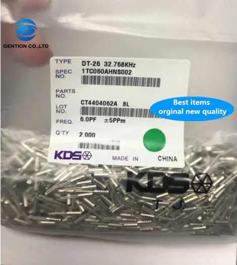 

30pcs 100% new and orginal KDS crystal 2X6 DT-26 32.768K 32.768KHZ 6pf 5ppm high precision and low load