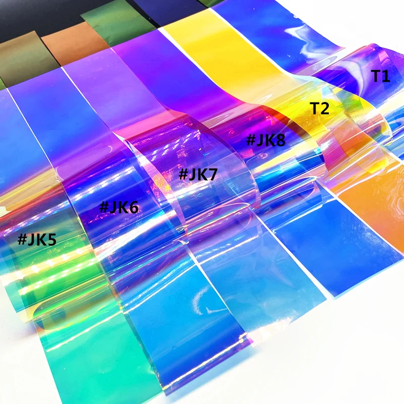 1 Bottle Super Aurora Nails Glass Foil Film DIY Stickers Cellophane Paper Korean Nail Trend Design Ice Cube Manicure Decoration