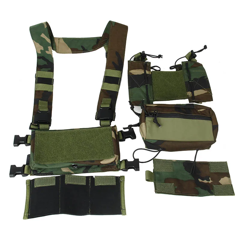 

Woodland Color Chest Rig, Tactical Gear, SS Vest, 3115-WL