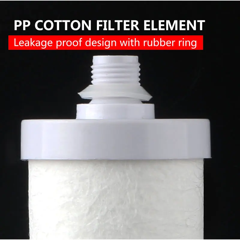 8นิ้วผ้าไหมฟันผ้าฝ้ายPpเครื่องกรองน้ำตะกอน5ไมครอนกรองน้ำ1/4 "กรองความยาว215มม.