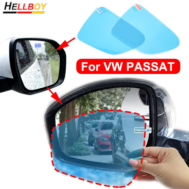 Anti-nevoeiro espelho retrovisor filme à prova de chuva para volkswagen vw passat b6 b7 b8 vista lateral espelho janela à prova de água etiqueta