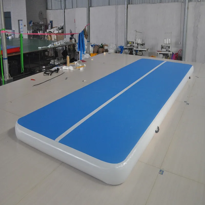 Free Shipping 7x1x0.2m Inflatable Tumbling Track Mat Wide Flooring Training Mats for Gymnastics Team Sports with Air Pump