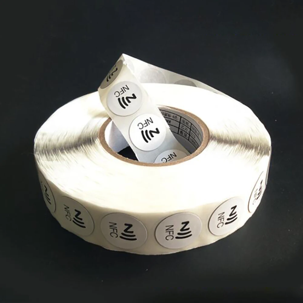 6pcs/lot NFC Tags Stickers NFC213 Label Rfid Tag Card Adhesive Key Tags llaverosToken Patrol